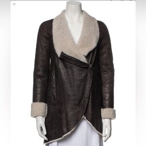Helmut Lang shearling coat